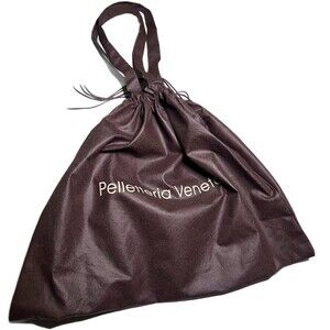 Pelletteria Veneta Brown Drawstring Tote Dust Bag Only 19.5’x15.5’